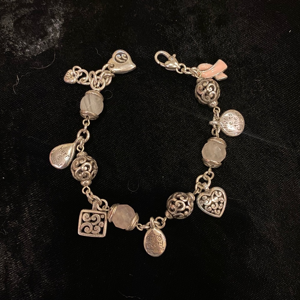 Brighton Power of Pink Charm Bracelet